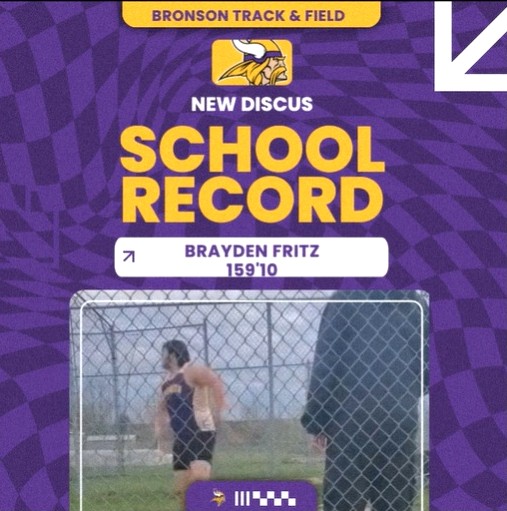 Bronson track teams in action at Quincy Tri-Meet